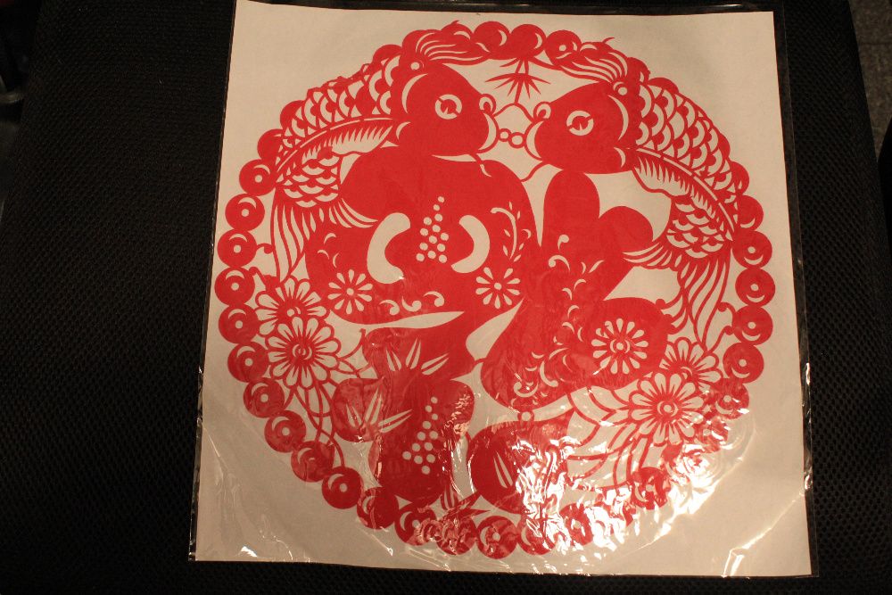 Wycinanka-ozdoba-kolekcja rękodzieło-pamiątka z Chin