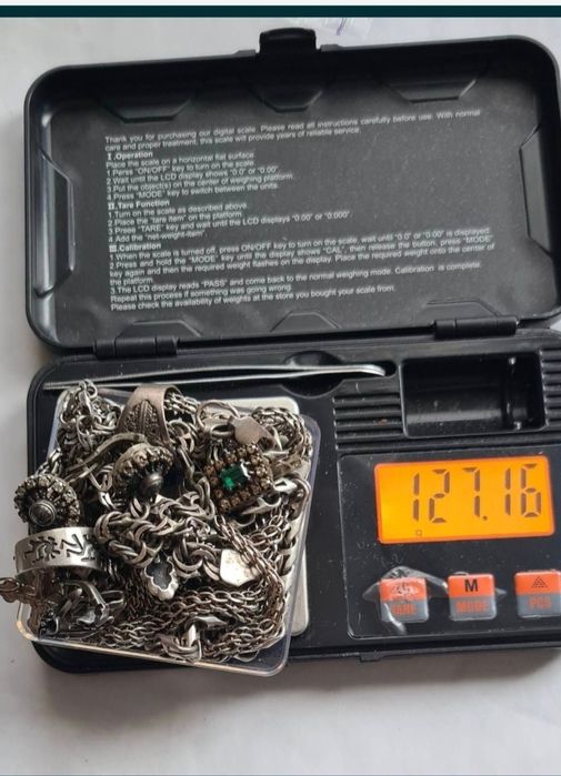 В продаже серебро 875/925 пробы