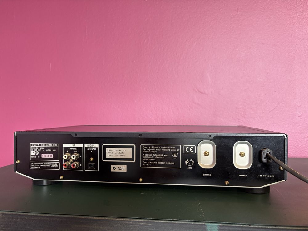 Sony MDS-JE330 – odtwarzacz MiniDisc