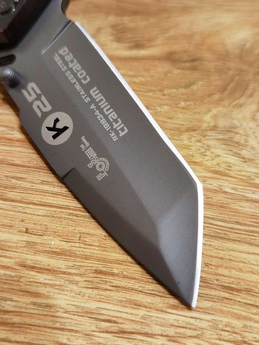 Nóż ratowniczy sprężynowy 3/7Cr17Mov