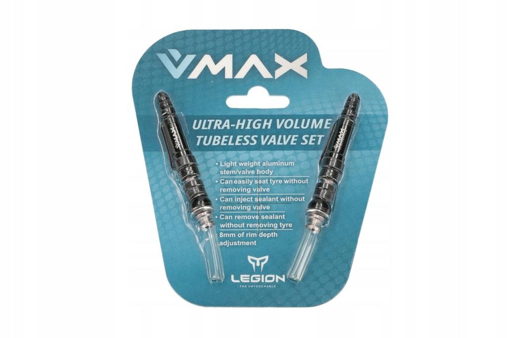 Wentyle tubeless V-MAX Valve High Volume 37-45mm