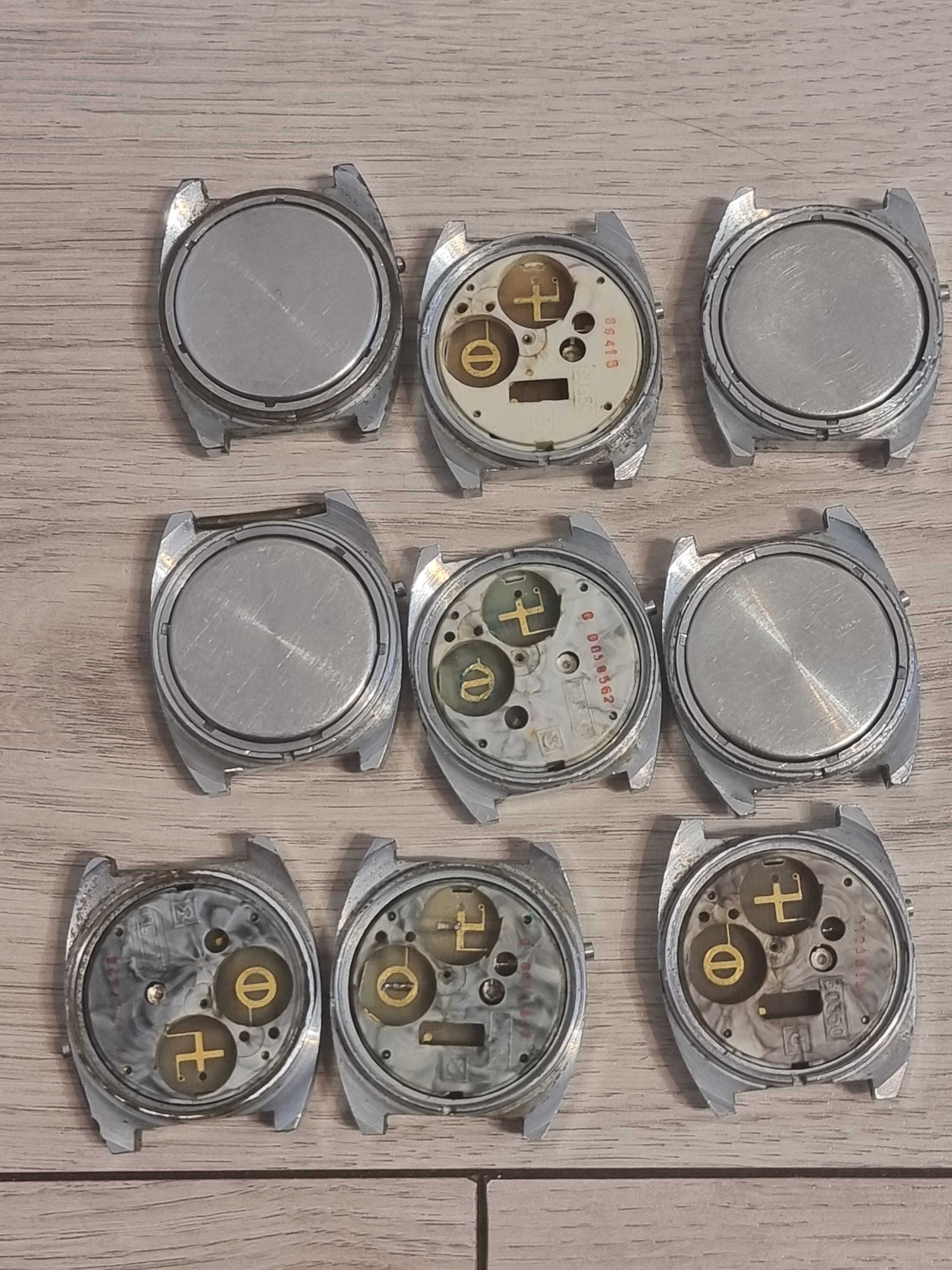Zestaw 9 zegarków Elektronika 5 CCCP ZSRR