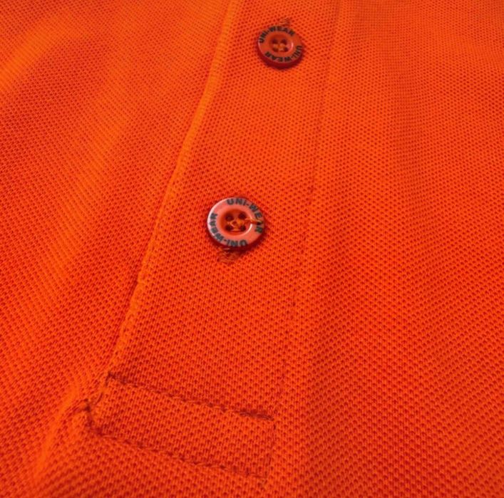 Nowa Koszulka Polo męska UNI-WEAR pomarańczowa XL