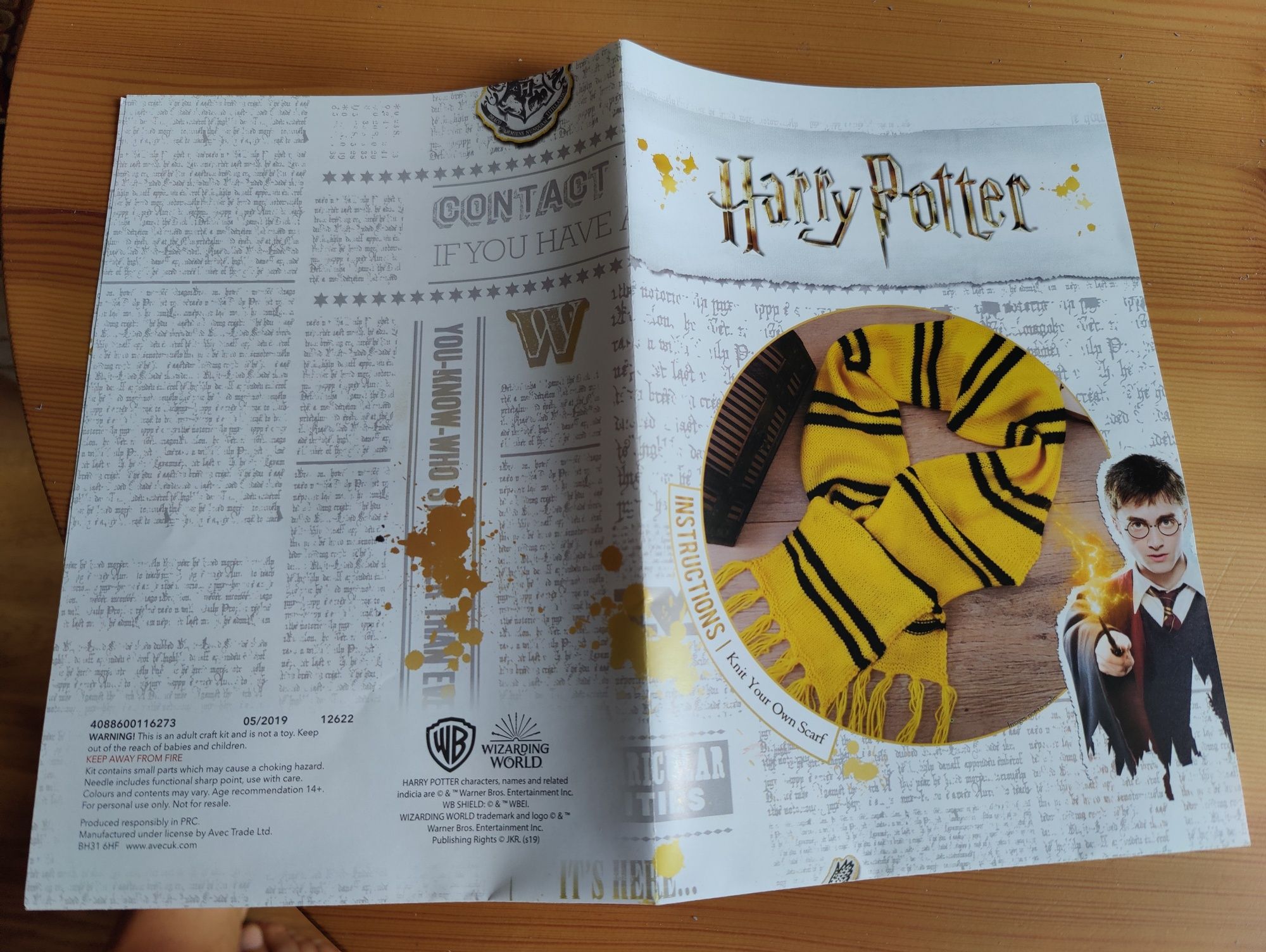 Szalik hufflepuff Harry Potter