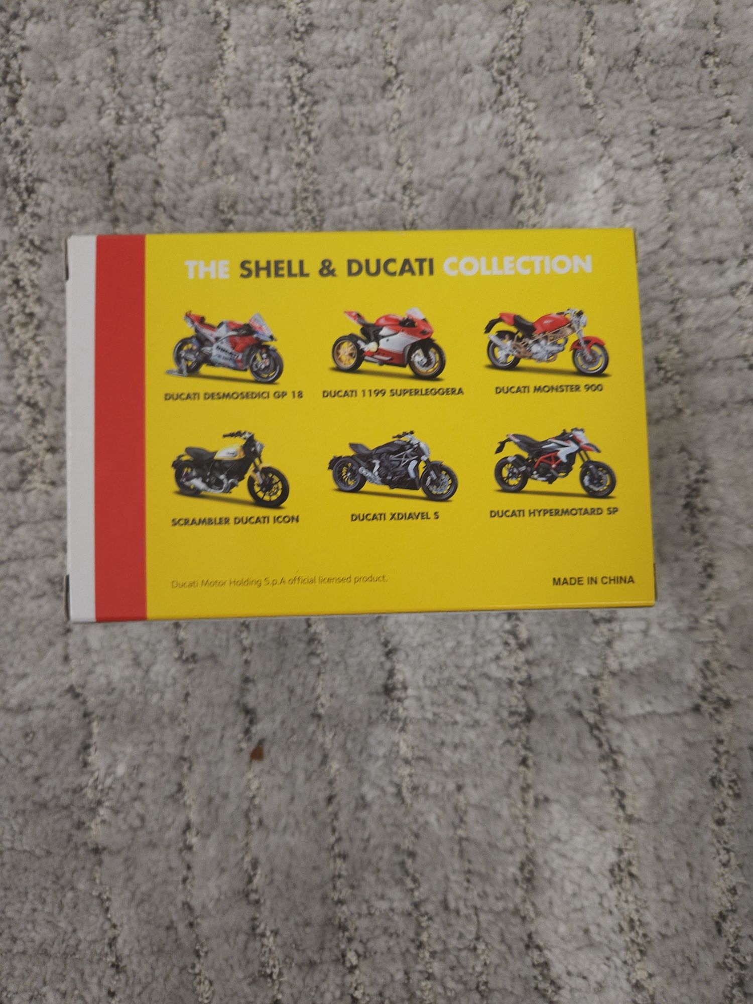 Motorek Ducati Shell, motor, zabawka
