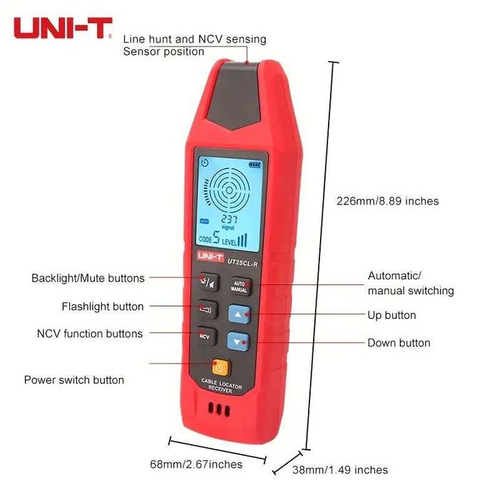 Сдам в аренду Трассоискатель UNI-T UT25CL - T / R