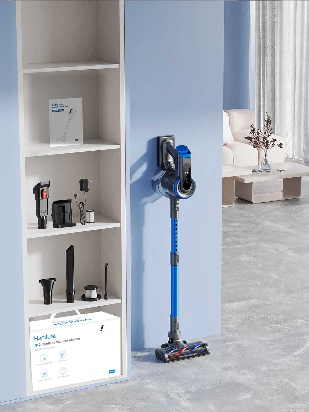 Odkurzacz Honiture S12 – 450W | AŻ 55 MIN PRACY!!!
