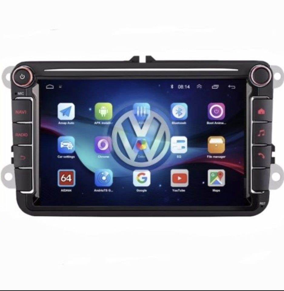 Radio android 8" gps android vw volkswagen Golf passat android