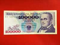 Banknot PRL 100.000 zł 1993