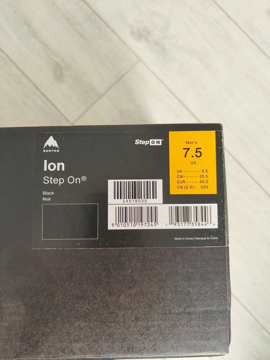 Buty snowboardowe Burton ION Step On 7,5 nowe