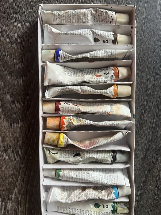 Фарби олійні 12 шт на замовлення Jusk