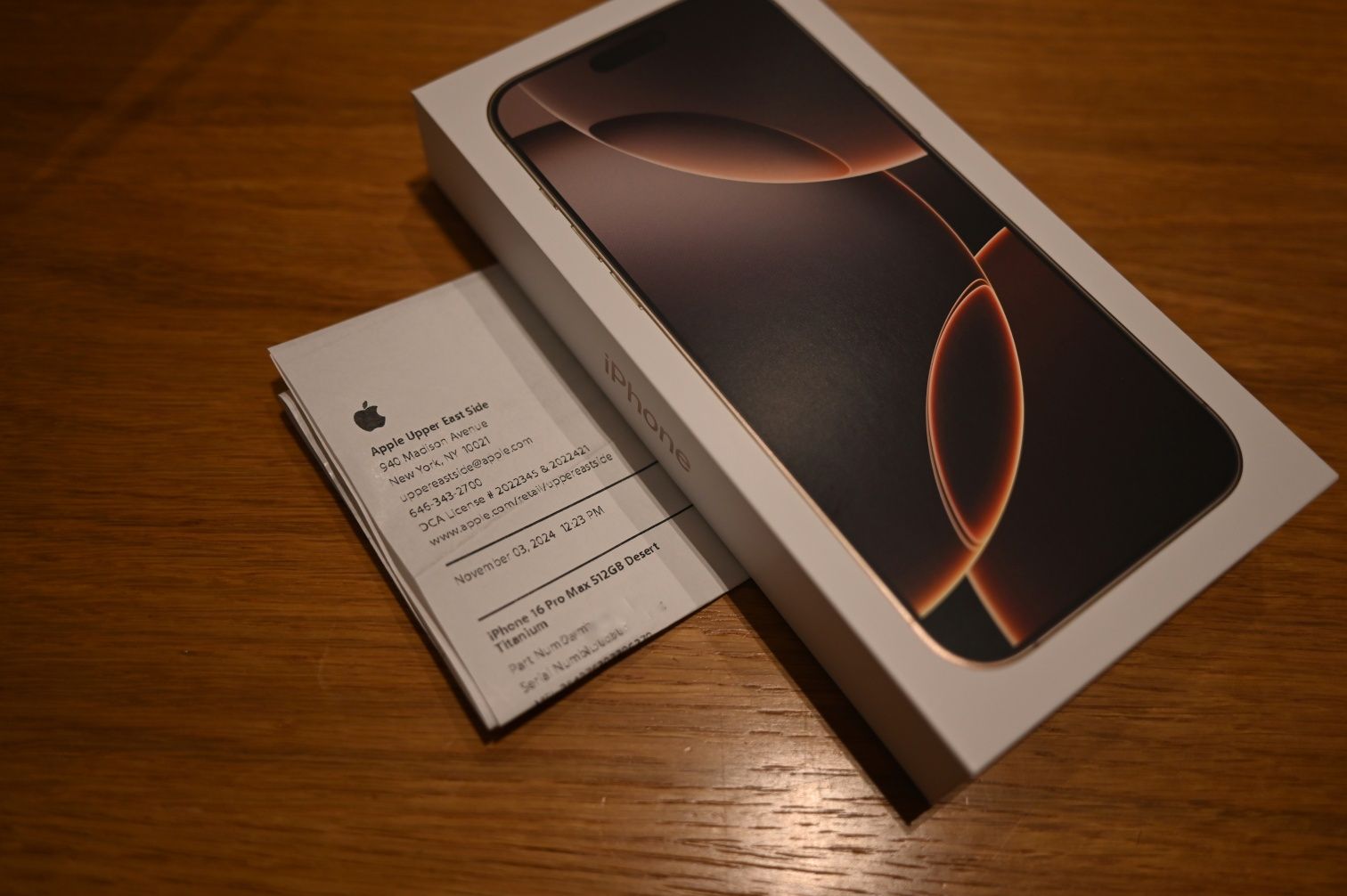 iPhone 16 Max Pro 512 (Desert Titanium)