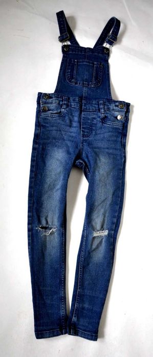 T12 Pepperts Spodnie Ogrodniczki Jeansowe 128cm 7-8lat