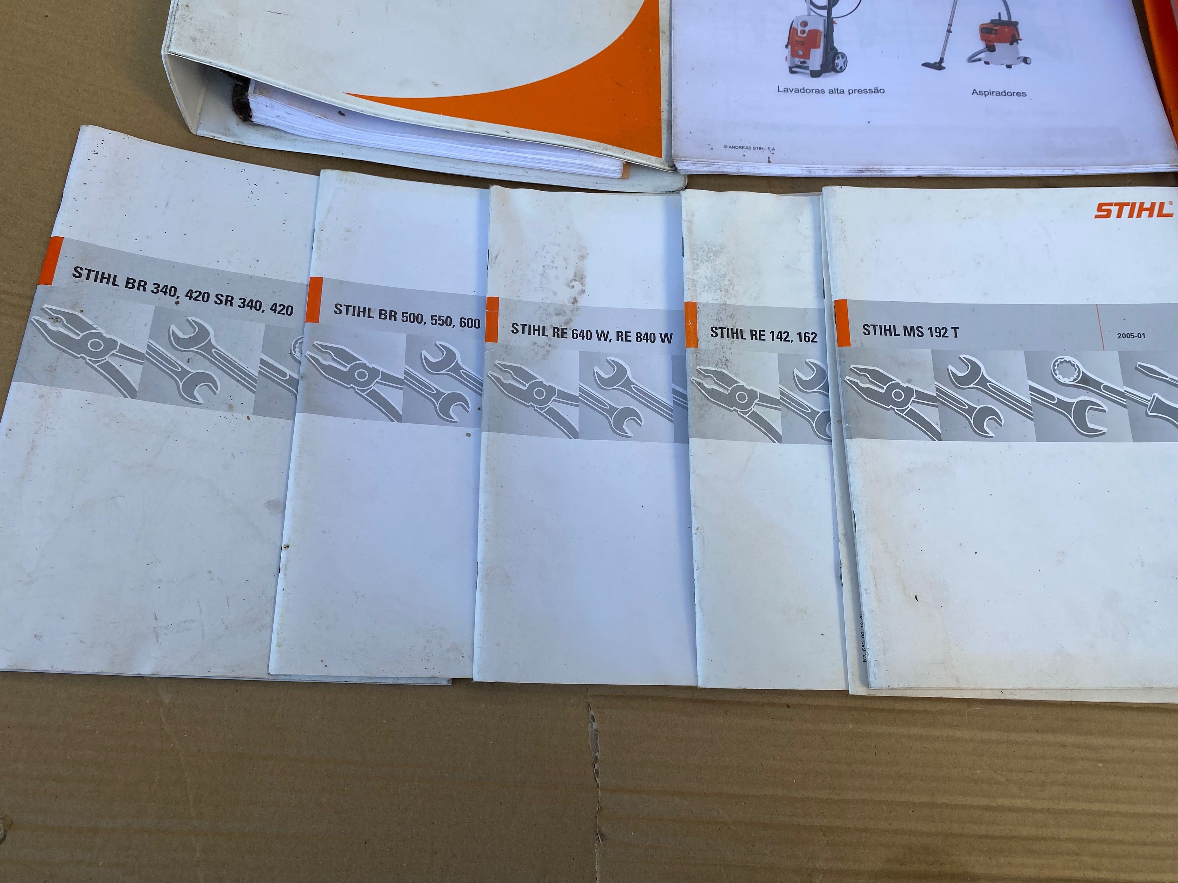 Manuais de manutenção e reparação stihl