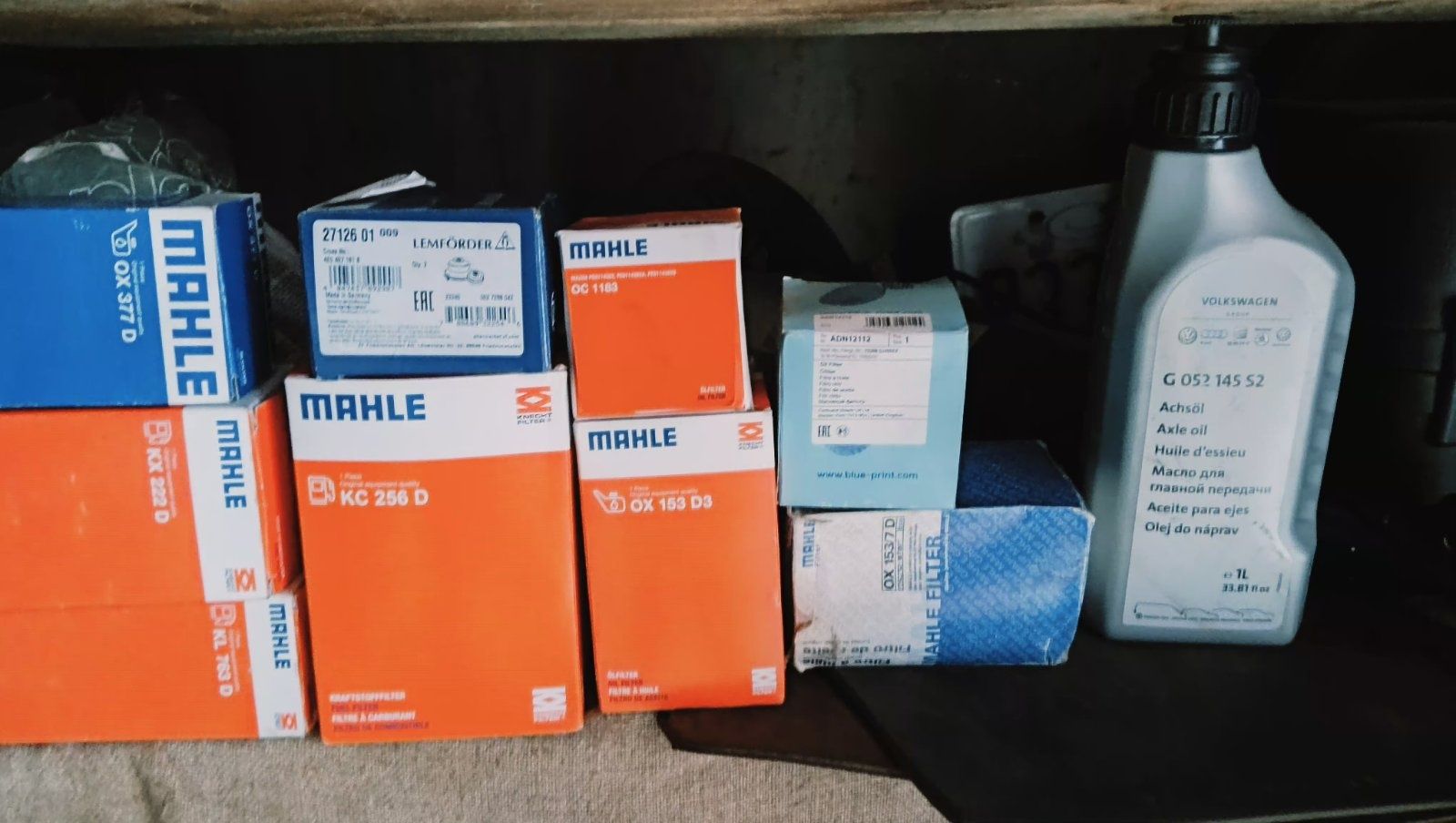 Фільтр mahle oc 230 ox 383 d G11 ox 377 d kx 222 d kc256 d oc 1183 153
