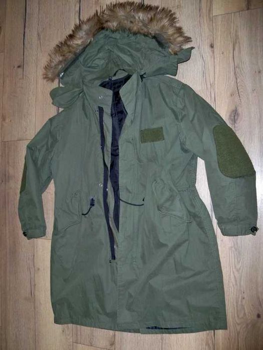 Parka M-51 military jacket kurtka militarna z dopinanym ocieplaczem.