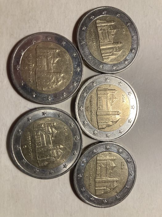 Moedas Euro Alemanha 2014 Niedersachen