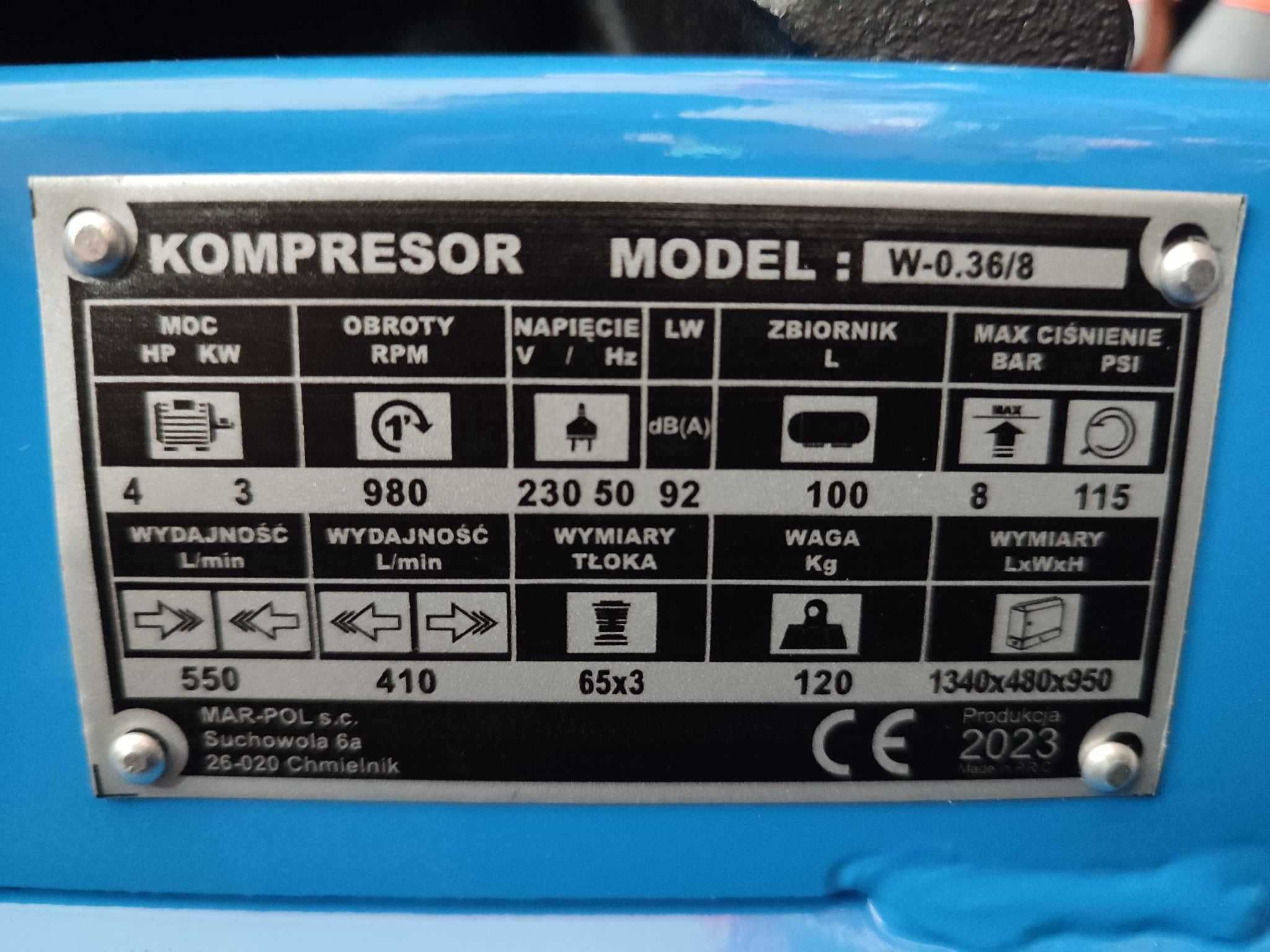 Kompresor 100L 230V 3T