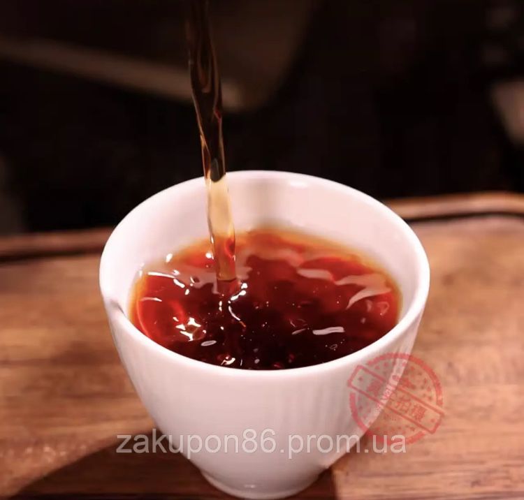 Шу Пуєр чай 2019г. 357 грамм блин Цзинь Баньчжан