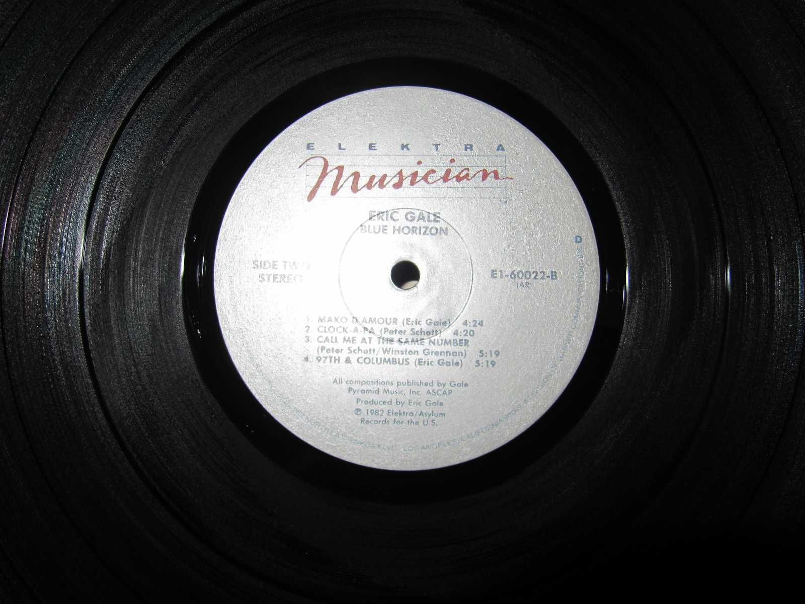 ДЖАЗ! Виниловый Альбом Eric Gale -Blue Horizon- 1982 *ОРИГИНАЛ (USA)