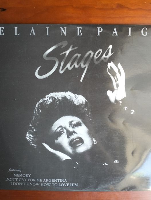 Disco de vinil LP Elaine Paige - Stages