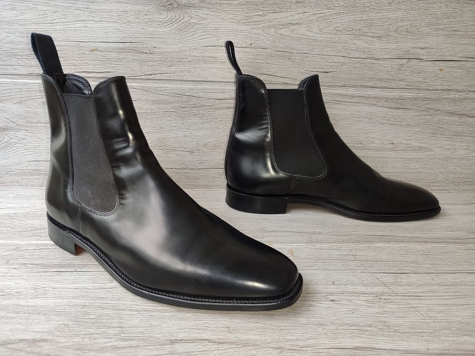 Loake 45р челси ботинки мужские сапоги туфли кожаные Англия
