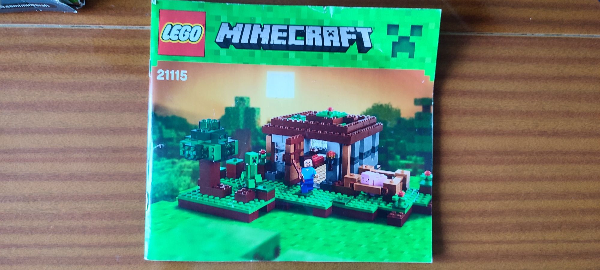 LEGO MINECRAFT 21115 Pierwsza noc Niekompletny