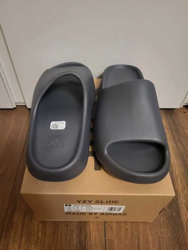 *NoweAdidas YeezySlideGreyButy*Oryglnał 42