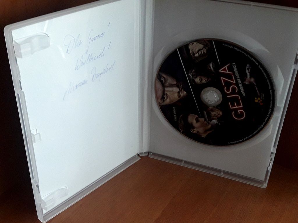 Gejsza film DVD z autografem Marian Dziędziel