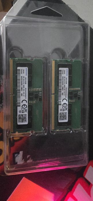 RAM So-Dimm  DDR5 - 16 GB - Samsung 2x 8gb 1rx16 pc5 5600b sc0 1010 xt