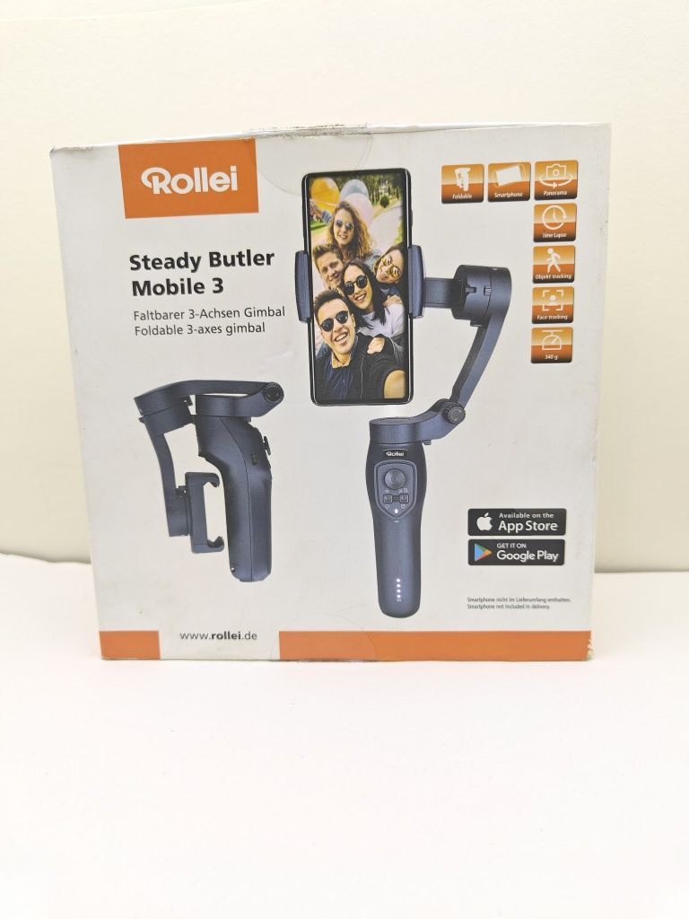 Profesjonalny gimbal, Rollei Steady Butler Mobile 3, trzy osiowy.