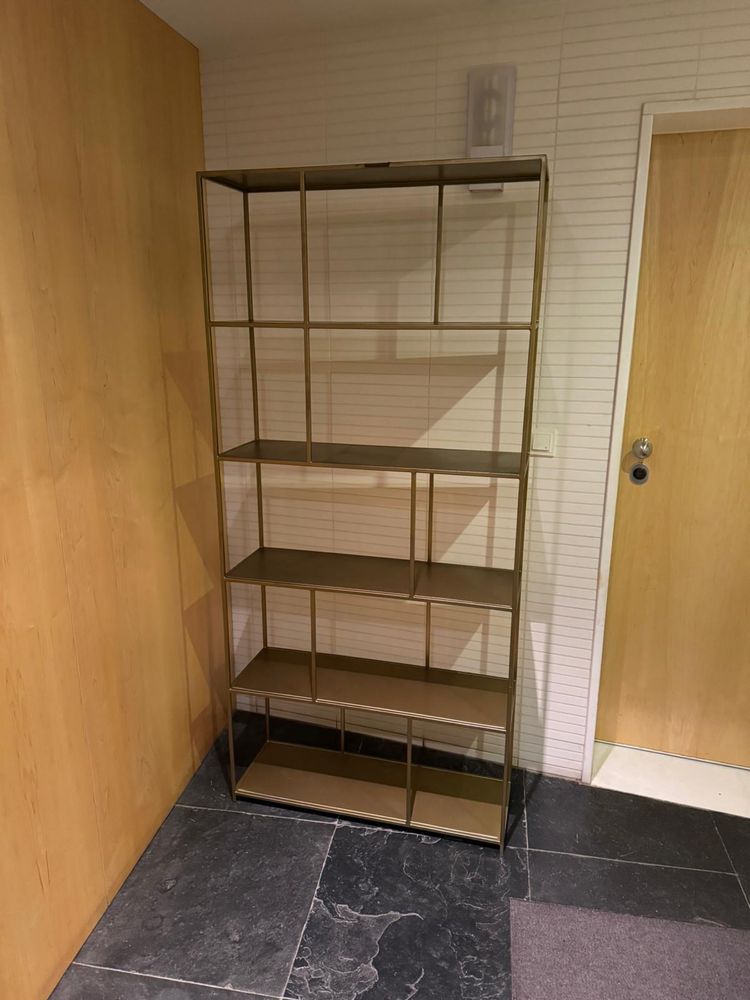 Estante Maison Metal Dourado Classica