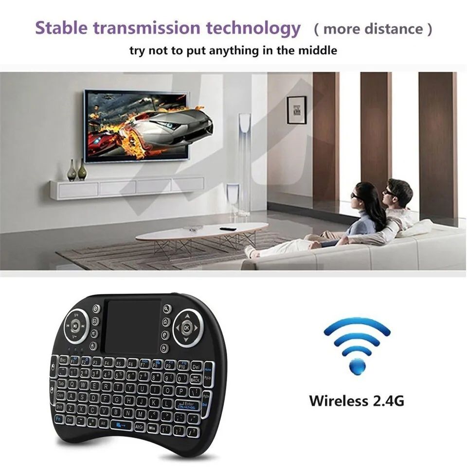 NOWA mini klawiatura bluetooth 2.4GHz touchpad Android i Smart TV okaz