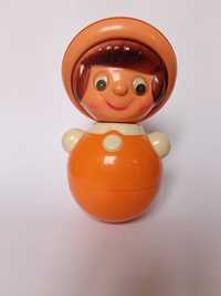 Винтажная кукла неваляшка с бегающими глазками советская игрушка ссср