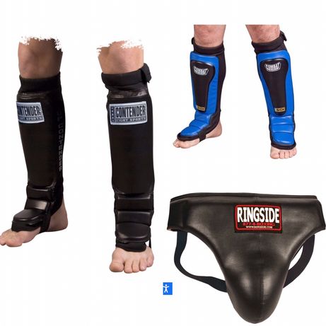 Щитки для ног Combat MMA / Contender /Защита паха Ringside