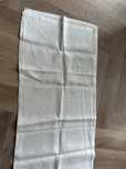 Bialy lniany bieznik 250 x 45