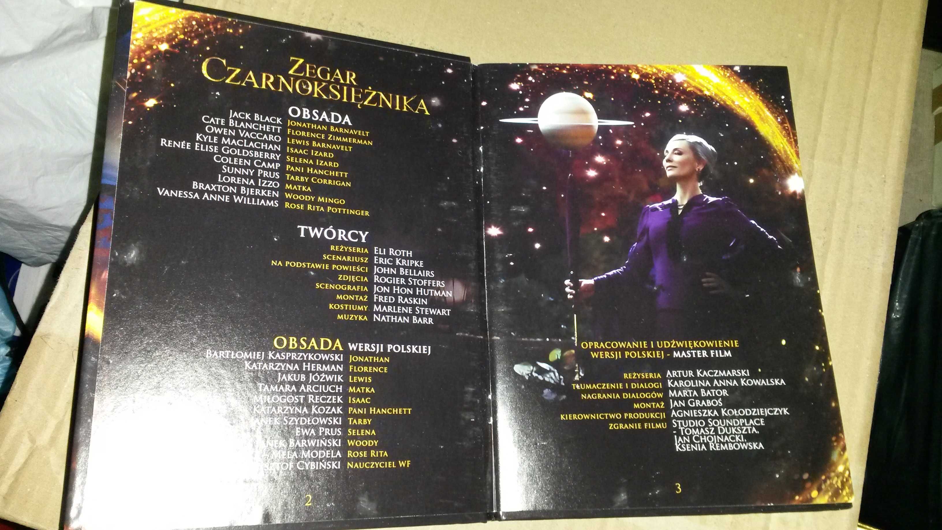 Film płyta DVD Zegar czarnoksiężnika gat. fantasy 2019