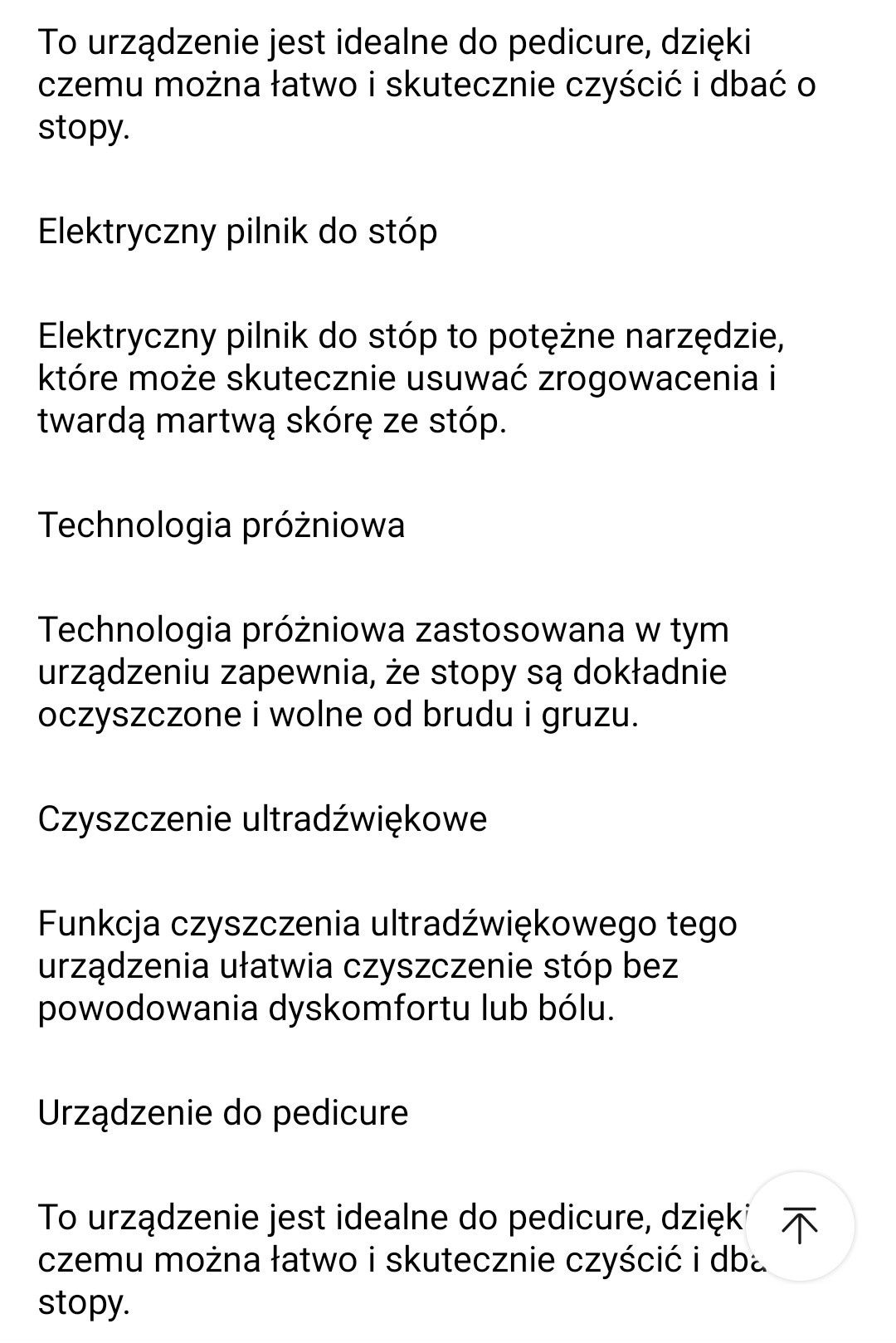 Nowa tarka do stóp na baterie pumeks pilnik do pięt elektryczny