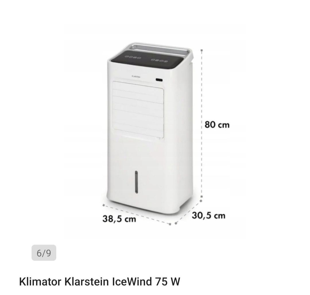 Kolimator klimatyzator klarstein 75 W