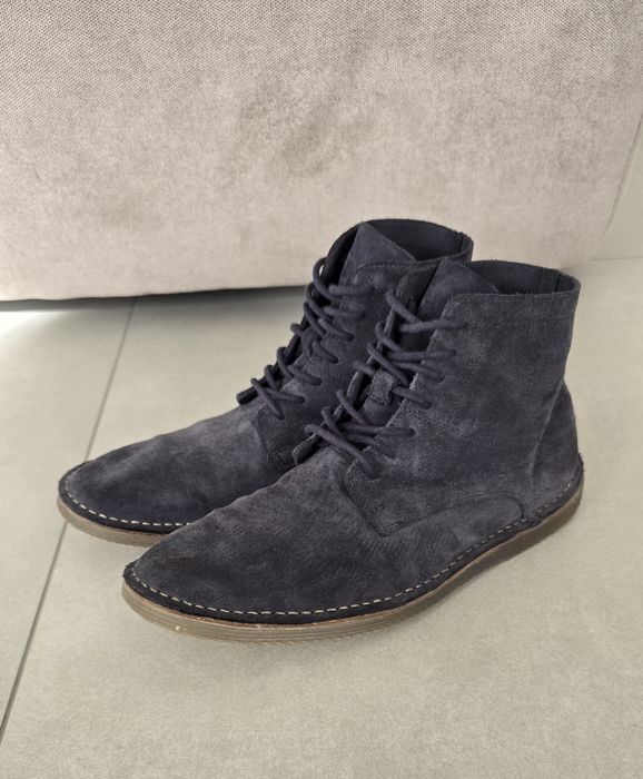 Clarks замшеві черевики чоловічі, ботинки 42 р.