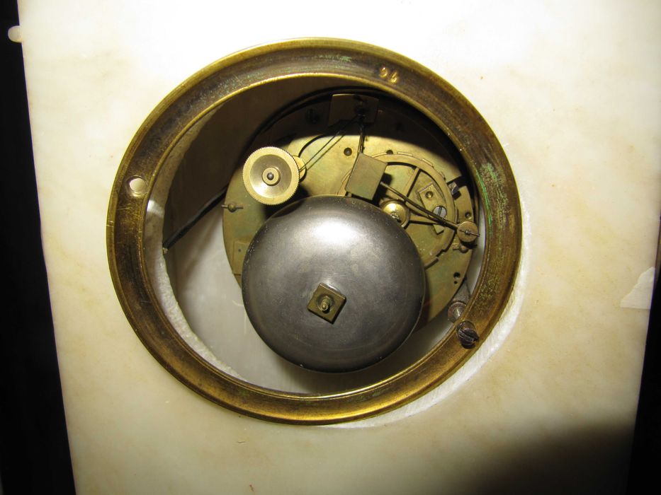 Dobra Cena-MARMUR-Empire zegar kominkowy ok 1830r