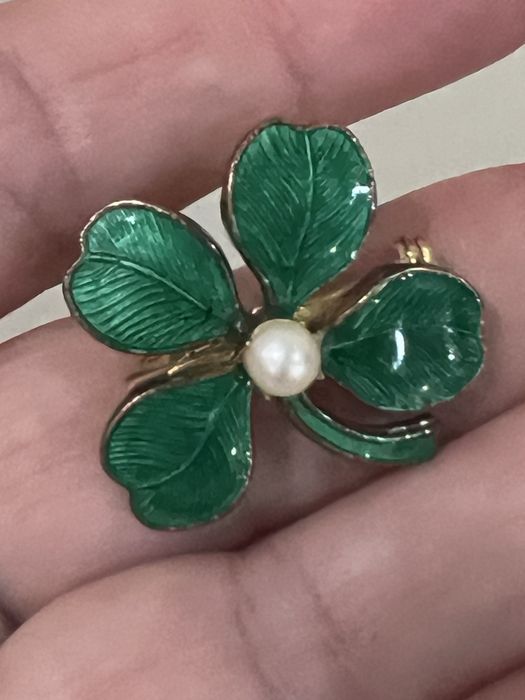 Лот американський вінтаж 4 шт удачі клевер, підкова,янгол