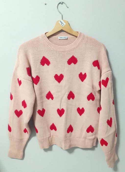 Sweter sweterek pakuten w serca, serce, serduszka