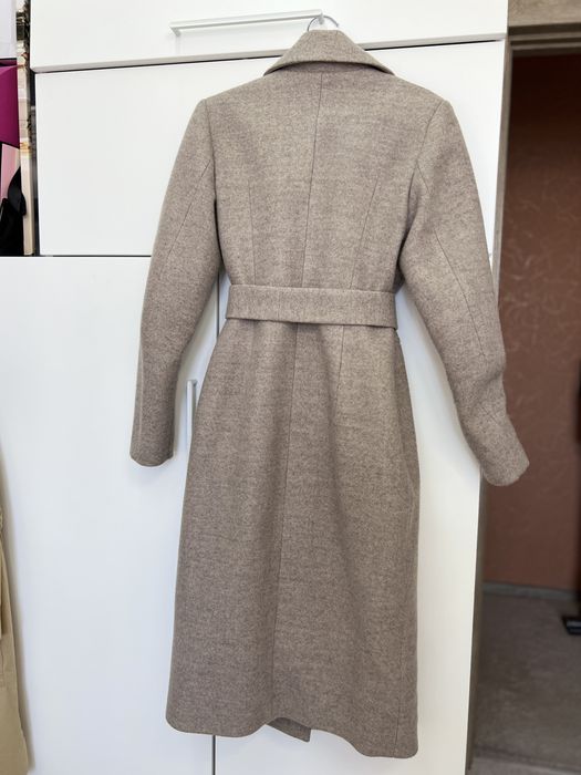 Женское кашемировое демисезонное пальто размер Л