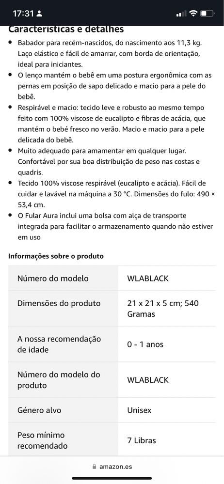 Swadlle wrap Bebé preto