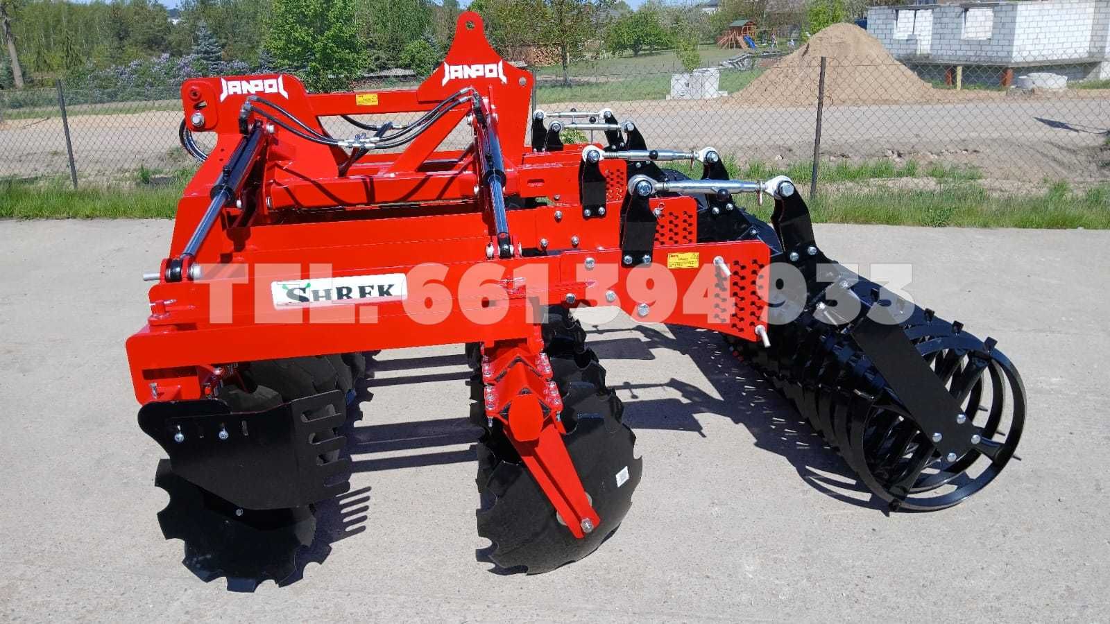 Brona Talerzowa JANPOL SHREK 4m hydrauliczna 560 talerz daszek fi 600!