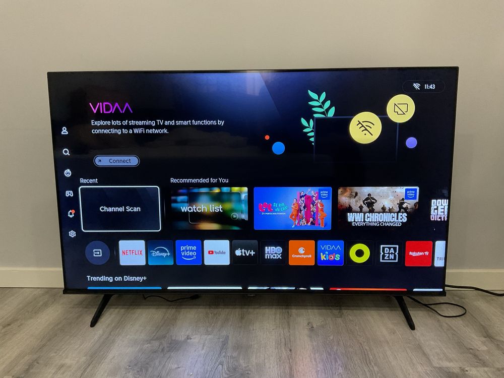 Smart TV 55'' 4K Ultra HD + Ambient Light