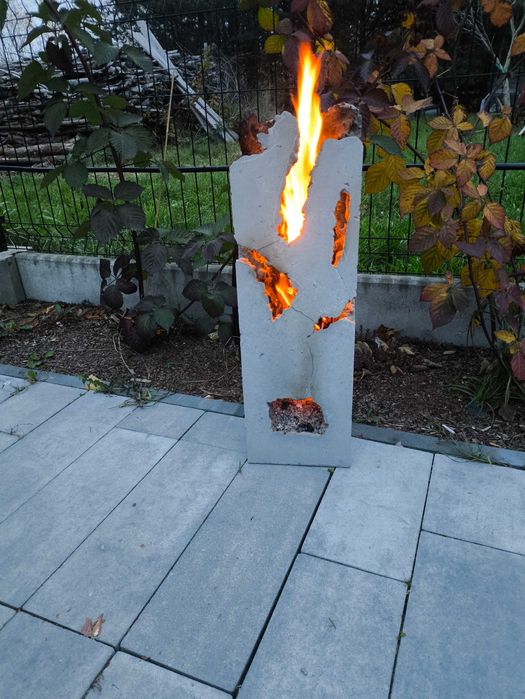 Palenisko ogrodowe z betonu