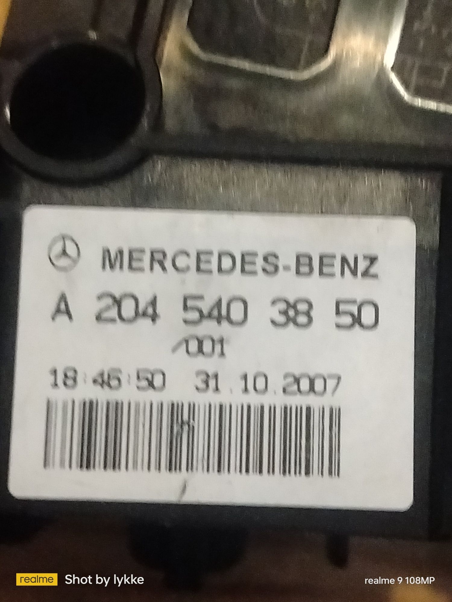 Mercedes W204 moduł akumulatora