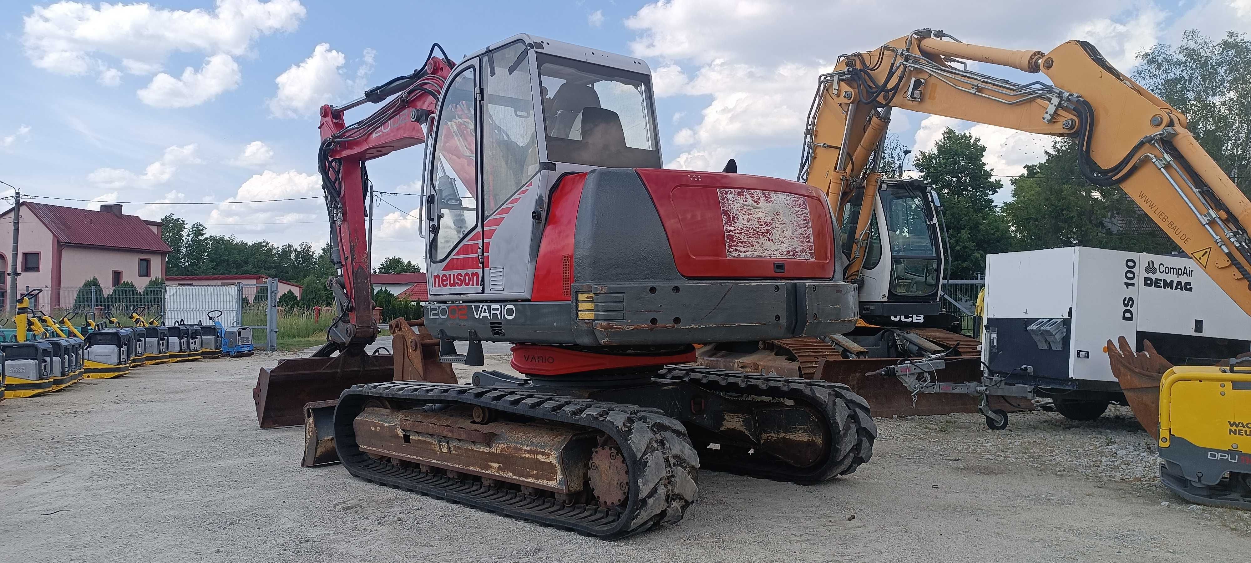 Minikoparka NEUSON 12002 RD / 12T / Wacker / CAT 308 312  TEREX TC 125